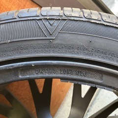 20ｲﾝﾁ｜ｱﾙﾌｧｰﾄﾞ•ｳﾞｪﾙﾌｧｲｱ｜632ﾏﾙﾁﾌｫﾙｹｯﾀTR5｜ﾉｰﾏﾙﾀｲﾔ付｜溝ありの画像