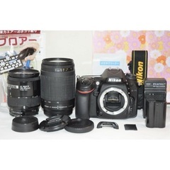 美品❤ニコン Nikon D7100❤スマホ転送❤ダブルレンズ❤本格一眼❤高性能の画像