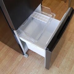 冷蔵庫 152L 2022年製 2ドア SHARP SJ-D15H-H マットダークグレー 動作確認済み つけかえどっちもドア 100Lクラス シャープ 一百L 札幌市 清田区 平岡の画像