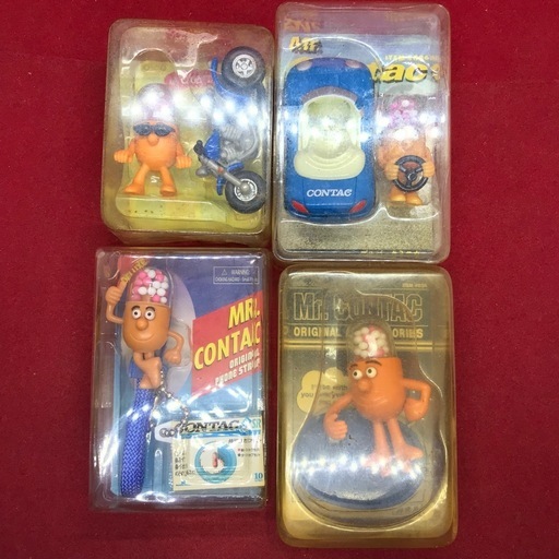 超レア コンタック Contac 消え物　非売品 ミニフィギュア 4点セット