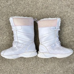 瞬足　スノーブーツ　白　21cmの画像