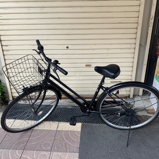 自転車　27インチ　黒色