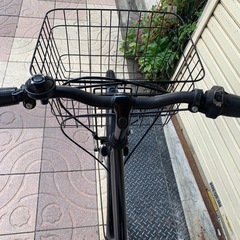 自転車　27インチ　黒色の画像