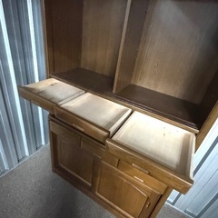 食器棚 棚 レトロ 取りに来ていただける方！の画像