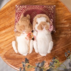 ［10/29体験会］リアルかわいい うさぎ羊毛フェルトの画像