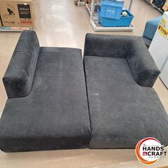 ✨★１点限り★ 中古/現状品販売　Ｌ字ソファー　グレー　自己運搬できる方のみ・現物確認可能　※汚れ有り✨うるま市田場✨の画像