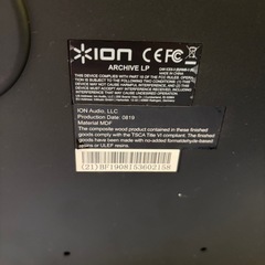 レコードプレーヤー　ION archive lpの画像