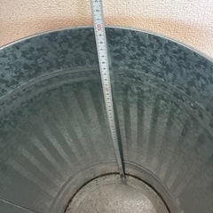 OBAKETSU オバケツ 42L キャスター付 レッド ゴミ箱 レトロの画像