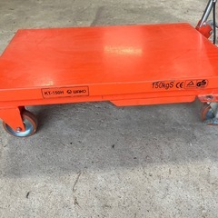 油圧式昇降台車　150kg 足踏式　テーブルリフト リフトテーブル　WAKO KT-150H 動作確認済みの画像