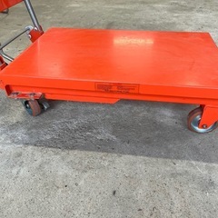 油圧式昇降台車　150kg 足踏式　テーブルリフト リフトテーブル　WAKO KT-150H 動作確認済みの画像