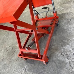 油圧式昇降台車　150kg 足踏式　テーブルリフト リフトテーブル　WAKO KT-150H 動作確認済みの画像