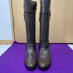 新品ロングブーツの画像