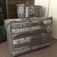 マットレス2本、1人がけチェアの画像