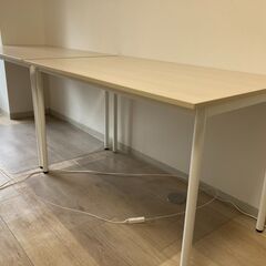 【中古、9ヵ月使用】フリーアドレスデスクと椅子／２セットの画像