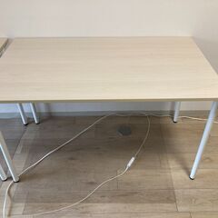 【中古、9ヵ月使用】フリーアドレスデスクと椅子／２セットの画像
