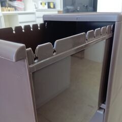 分別ごみ箱　３段　キャスター付きの画像