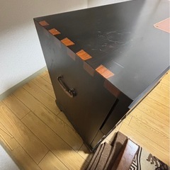 ●和モダン 象嵌細工 整理箪笥 バンダジ風デザイン 衣装箪笥/引出し収納/和箪笥/時代箪笥/チェスト/タンス/黒檀・紫檀・花梨などの画像