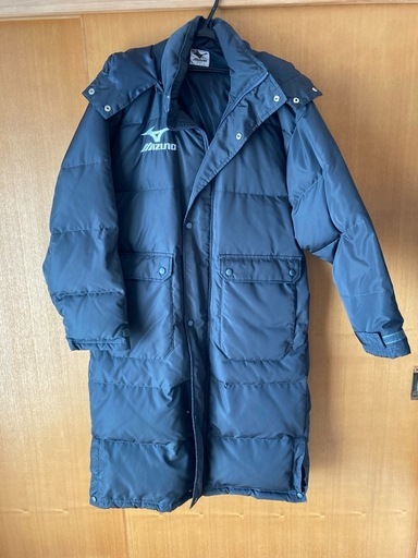 クリーニング済み　ミズノ　MIZUNO ダウンコート　ベンチコート　ダウン コート　トレーニングウェア　部活　野球　サッカー　陸上　ラグビー　ゴルフ