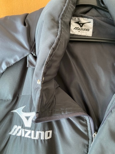 クリーニング済み　ミズノ　MIZUNO ダウンコート　ベンチコート　ダウン コート　トレーニングウェア　部活　野球　サッカー　陸上　ラグビー　ゴルフ　　