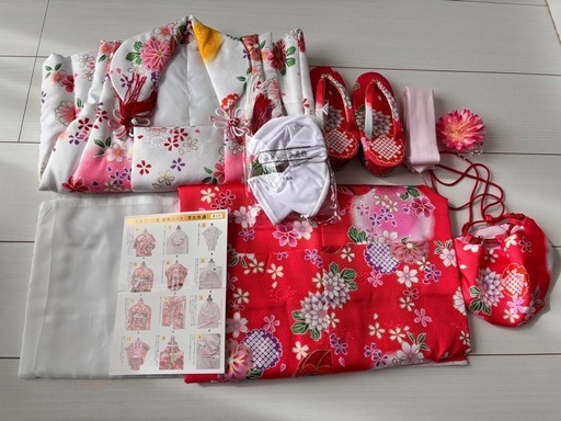 七五三 3歳女の子 着物 セット
