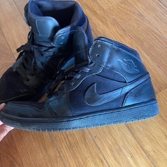Nike Air Jordan 1 ブラック トリプルブラックの画像