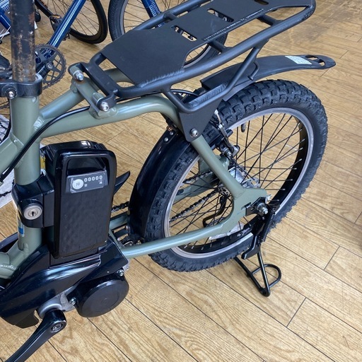 ✨人気✨2019年製 Panasonic 20インチ電動アシスト自転車 BE-ELZ033G 鍵付き バッテリー付き パナソニック マ