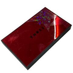 186000 現状品 THREE スリー 2点 まとめ売り アンジェリック メタリックパレットX01 ケース アートオブパーティーズ ベースメイクアップ X01 フェイスパウダー 美品 化粧 [0000000001506]の画像