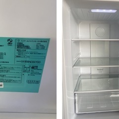 ☆  2ドアノンフロン冷凍冷蔵庫　Haier ハイアール　218L JR-NF218B 2022年製　動作品の画像