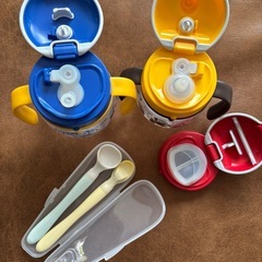 ベビー 離乳食 本 エプロン スプーン マグ セットの画像