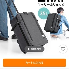 CAPTAINSTAG キャリーバック キャリーリュック 2WAY ビジネスの画像