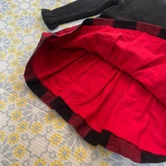 80cm baby GAP　ニット切替ワンピースの画像