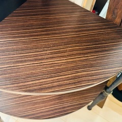 昭和レトロ　木製３段コーナーラックの画像