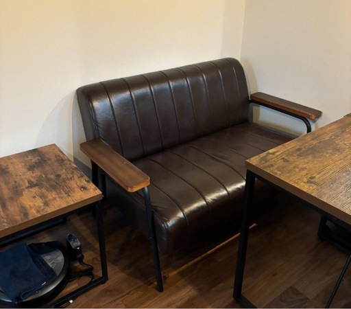 ニトリ　ステインソファー