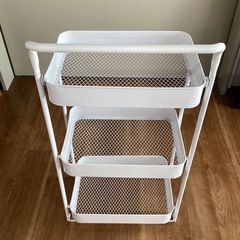 折りたたみキッチンワゴン【町田市再生家具】1002の画像