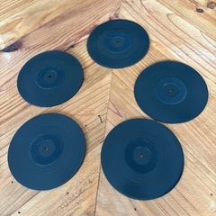 レコードデザイン コースター 5枚セットの画像