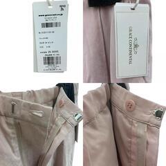 SG00001 新品未使用 GRACE CONTINENTAL グレースコンチネンタル パンツ 定価￥31,900‐ 38 淡いピンク ポリエステル レディース [0000000001525]の画像