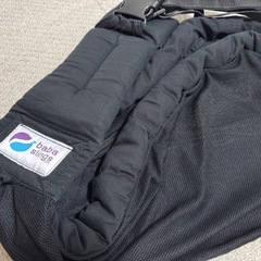 【美品】baba slings メッシュ　ベビースリング　ブラックの画像