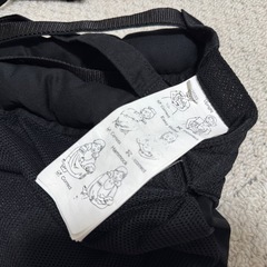 【美品】baba slings メッシュ　ベビースリング　ブラックの画像