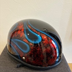 カスタムペイント　ヘルメット　アメリカン　バイク用ヘルメットの画像