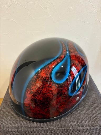 カスタムペイント　ヘルメット　アメリカン　バイク用ヘルメット
