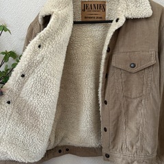 美品✨ボアジャケットMサイズの画像