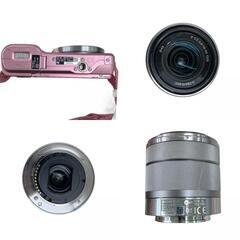 186000 現状品 sonny ソニー ミラーレス一眼 NEX-3  ピンク [0000000001529]の画像