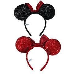 186001 Disney ディズニー カチューシャ スパンコール 5点 まとめ売り セット [0000000001530]の画像