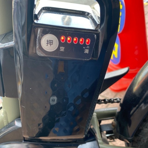 ✨人気✨2019年製 Panasonic 20インチ電動アシスト自転車 BE-ELZ033G 鍵付き バッテリー付き パナソニック マ