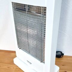 【B303】テクノス　ハロゲンヒーター　ホワイト　動作確認OK　　の画像