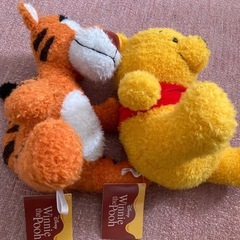 ディズニー ティガー プーさん ぬいぐるみセット　約25センチの画像