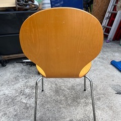 チェア　椅子　オシャレ家具　ダイニングチェア　木製　スタッキングちぇチェア【1脚のみのみ】の画像