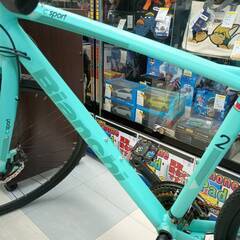🚲店頭在庫50台🚲春日市🚲BIANCHI ビアンキ C-Sport 2 クロスバイク 51cm🚲SVD002253🚲No307の画像