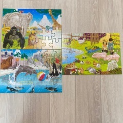 くもん　ジグソーパズル　どうぶつ　ステップ3の画像