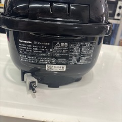【パナソニックIH炊飯器】【3.5合炊き】※臭い有★2020年製★クリーニング済み/6ヶ月保証付き【管理番号10210】野の画像